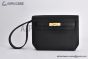 Hermes Kelly Depeches 25 Noir Togo Leather Gold Hardware Fully Handmade