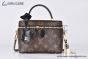 LV Vanity PM Bag Monogram and Reverse Canvas Brown M45165