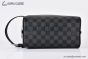 LV Locker Dopp Kit Damier Graphite Canvas Black N83112