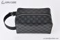 LV Locker Dopp Kit Damier Graphite Canvas Black N83112