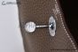 Hermes Mini Lindy Etoupe Togo Leather Palladium Hardware Fully Handmade