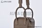Hermes Mini Lindy Etoupe Togo Leather Palladium Hardware Fully Handmade