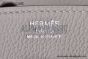 Hermes Birkin 25 Craie Togo Leather Palladium Hardware Fully Handmade