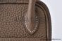 Hermes Mini Lindy Etoupe Togo Leather Palladium Hardware Fully Handmade