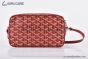 Goyard Cap-Vert PM Bag Canvas & Calfskin Red