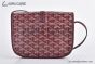 Goyard Belvedere PM Bag Canvas & Taurillon Leather Burgundy