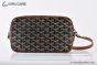 Goyard Cap-Vert PM Bag Canvas & Calfskin Black & Tan