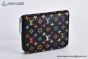 LV x TM Zippy Coin Purse Black Murakami Monogram Canvas M13409