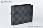 LV Multiple Wallet Gray Damier Graphite Canvas N62663