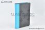 LV Pocket Organizer Wallet Black/Turquoise Monogram Eclipse Reverse Canvas M11469