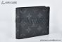 LV Slender Wallet Black Monogram Eclipse Canvas M64002