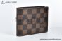 LV Slender Wallet Brown Damier Graphite Canvas N64002