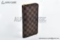 LV Zippy Wallet Brown Damier Ebene Canvas N41661