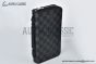LV Zippy XL Wallet Black Damier Graphite Canvas N41503