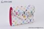 LV x TM Victorine Wallet White Murakami Monogram Canvas M14163