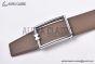 HERMES Tube H Belt Buckle & Graphite / Craie Reversible Togo & Box 135 Leather Belt