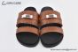 Hermes Jackson Brown Heritage Calf Leather Sandal