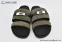 Hermes Jackson Dark Green Suede Goatskin Sandal