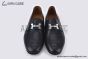 Hermes Paris Black Goat Leather Loafer