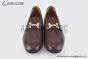 Hermes Paris Dark Brown Goat Leather Loafer