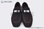 Hermes Karl Dark Brown Suede Leather Loafer