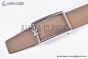 HERMES Tube H Belt Buckle & Graphite / Craie Reversible Epsom 135 Leather Belt