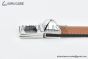 HERMES Lady Rivale Jean 18 Buckle & Orange Epsom Leather Belt