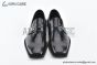 Balenciaga Black Waxed Leather Loafer