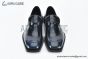 Balenciaga Gradient Blue/Black Waxed Leather Loafer