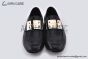 Dolce & Gabbana Black Brushed Calfskin Leather Loafer