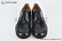 Dior Carlo Black Smooth Leather Derby with Silver-Finish Studs