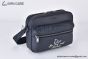 Dior & Hylton Nel Rider 2.0 Zipped Messenger Bag Blue Grained Calfskin