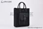 Dior Saddle Tote Bag Black Oblique Jacquard with Grained Calfskin