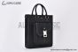 Dior Saddle Tote Bag Black Grained Calfskin
