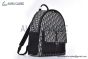 Dior Dior 8 Backpack Beige & Black Oblique Jacquard