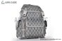 Dior Hit the Road Rucksack Gray Diamond Canvas with Smooth Calfskin