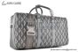 Dior Lingot 50 Bag Gray Diamond Canvas with Gray Smooth Calfskin