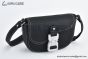 Dior Mini Saddle Messenger Bag with Flap Black Grained Calfskin