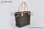 LV Neverfull MM Monogram Cerise Red & Brown M46987