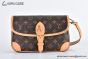 LV Diane Satchel Bag Monogram Canvas Brown M45985