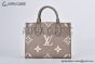 LV OnTheGo PM Bag Monogram Empreinte Leather Cream M45779
