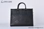 LV OnTheGo MM Bag Monogram Empreinte Leather Black M45595