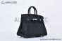 Hermes Birkin 25 Noir Togo Leather Palladium Hardware Fully Handmade