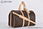 LV Keepall Bandoulière 45 / 50 / 55 Monogram Canvas Brown M41418 / M41416 / M41414