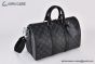 LV Keepall Bandoulière 35 Monogram Eclipse Canvas Black M46655