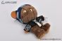 LV Louis Bear Bag Charm Black M03206
