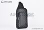 LV Avenue Slingbag Damier Graphite Canvas Black N45302