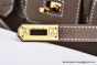 Hermes Birkin 25 Etoupe Togo Leather Gold Hardware Fully Handmade