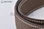 Hermes Mini Lindy Etoupe Togo Leather Palladium Hardware Fully Handmade