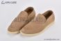 Loro Piana Summer Walk Loafer Suede Light Wood Smoke